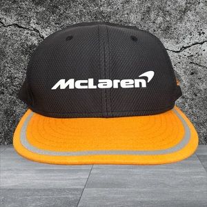 McLaren F1 New Era 9fifty SnapBack hat. Size: Medium-Large
